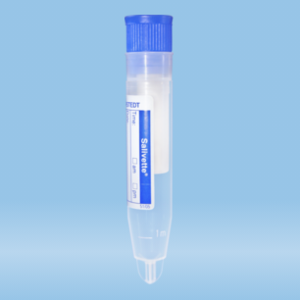 51.1534.500Salivette? 皮質(zhì)醇檢測專用莎斯特唾液采集管,藍色管蓋和標簽
